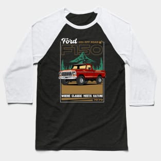 Retro F150 Pickup Car Baseball T-Shirt